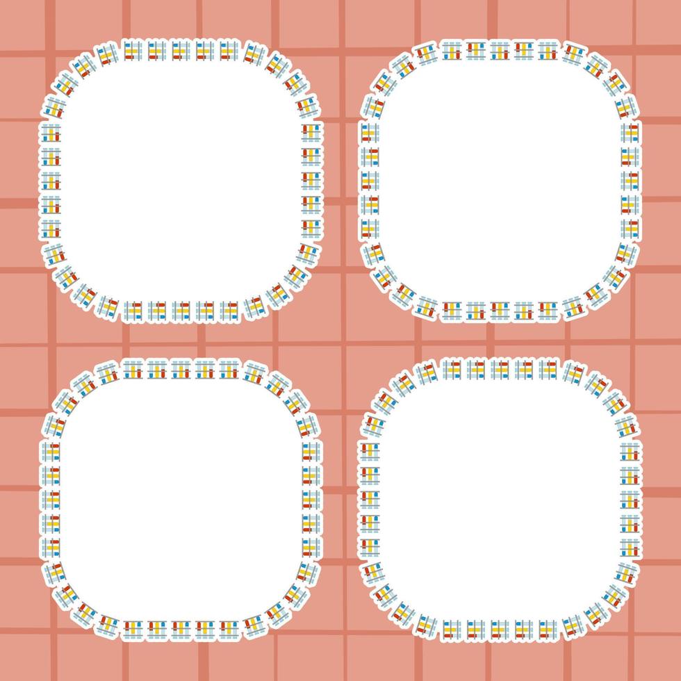 Frame with Test Tube for banner, poster, and greeting card vector