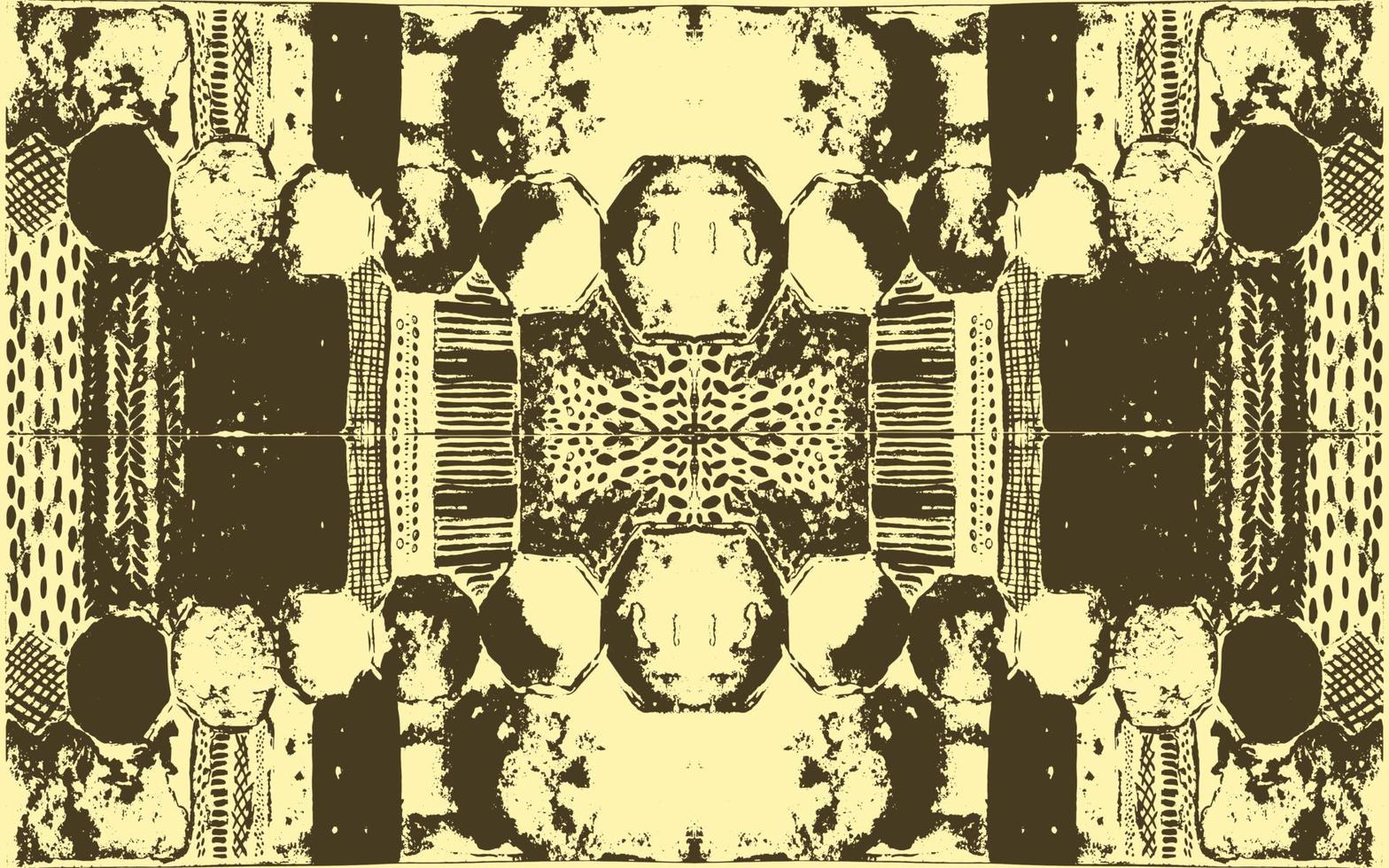 fractal with abstract spots vector pattern