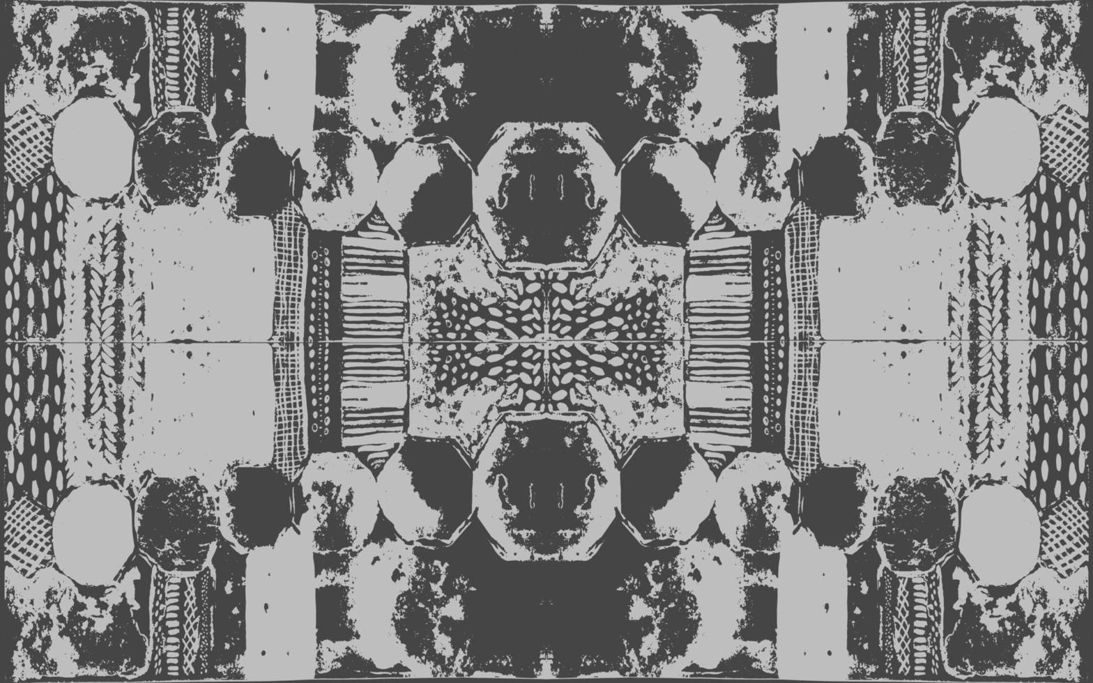 fractal with abstract spots vector pattern