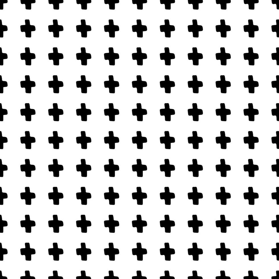 crosses abstract geometric vector seamless pattern pluses