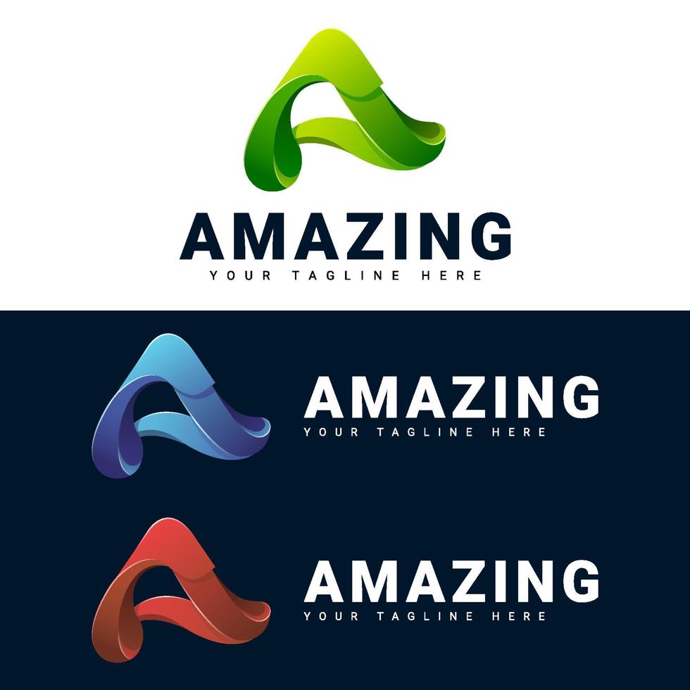 Amazing Logo - Letter A vector