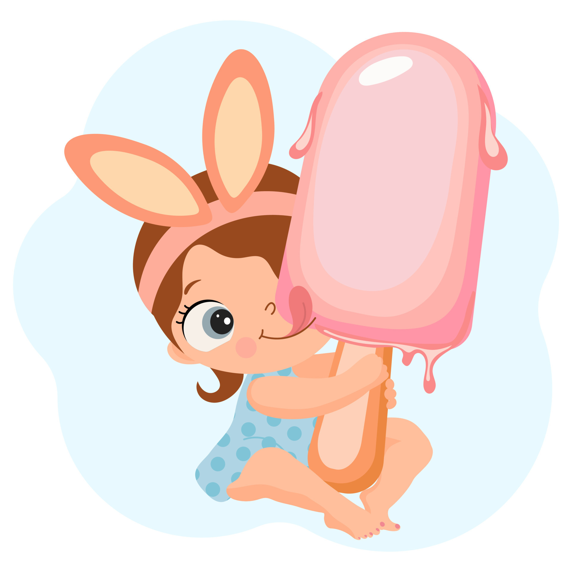 Cute little girl with big ice cream on a stick. Baby licks ice cream. Cartoon character, summer illustration, vector 8922378 Vector Art at Vecteezy Cute little girl with big ice cream on a stick. Baby licks ice cream. Cartoon character, summer illustration, vector 8922378 Vector Art at Vecteezy