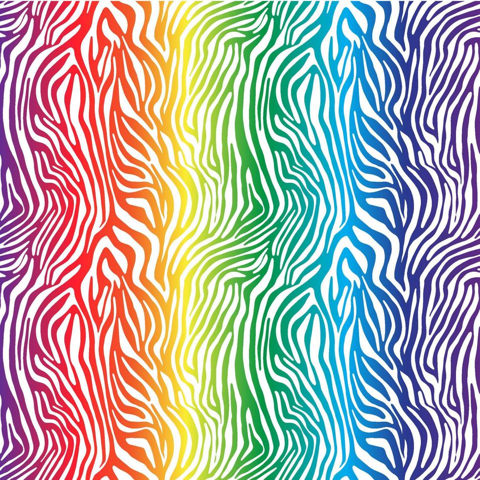 Vector animal print. Zebra ornament. Seamless pattern