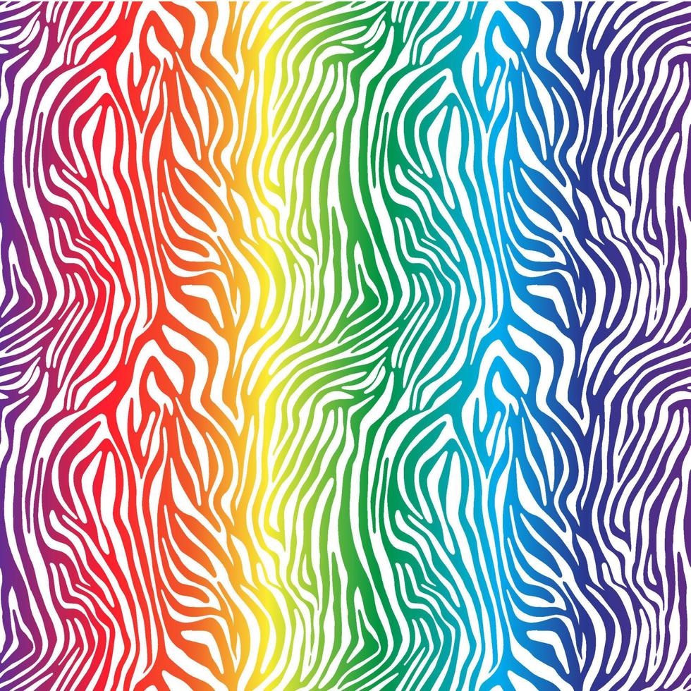 Vector animal print. Zebra ornament. Seamless pattern