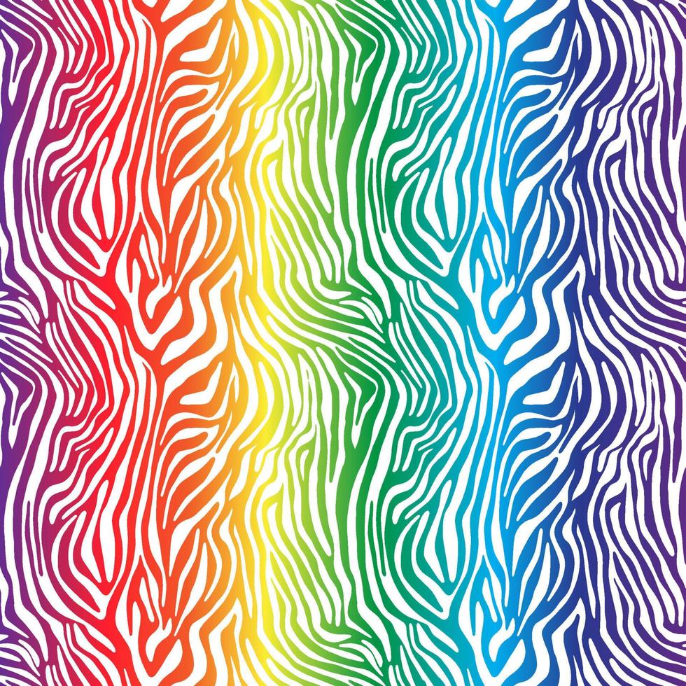 Vector animal print. Zebra ornament. Seamless pattern