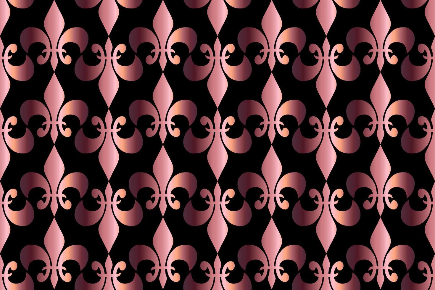 Royal heraldic lilies seamless pattern fabric print vector