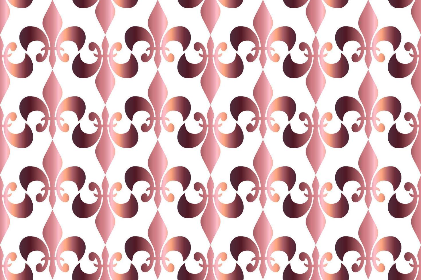 Royal heraldic lilies seamless pattern vector