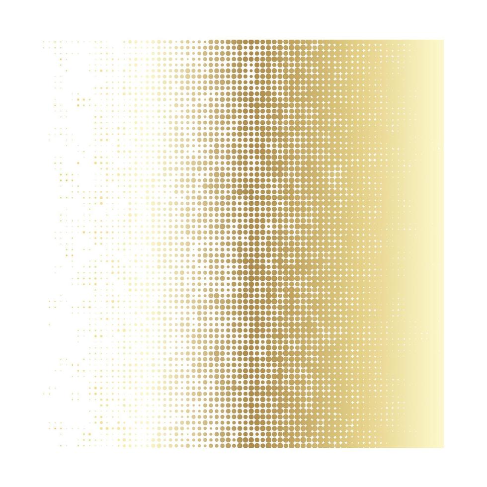 Vector collection of  golden halftone ink geometric monochrome squares