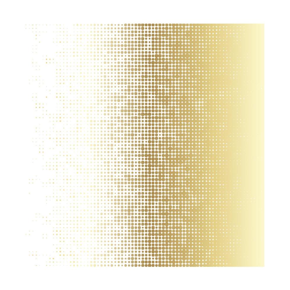 Vector collection of  golden halftone ink geometric monochrome squares