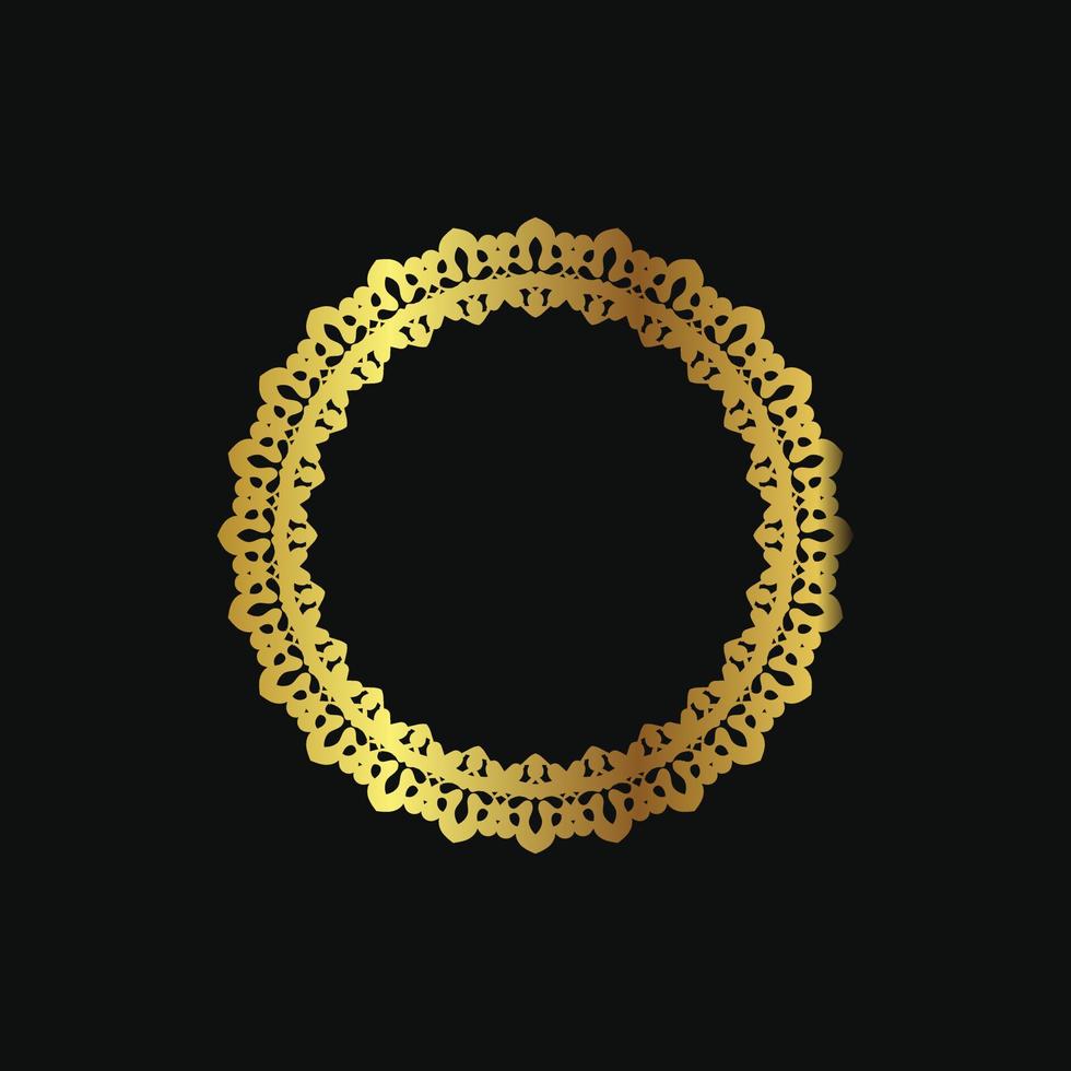 luxury vintage frame for logo, wedding, layout, banner, card vector