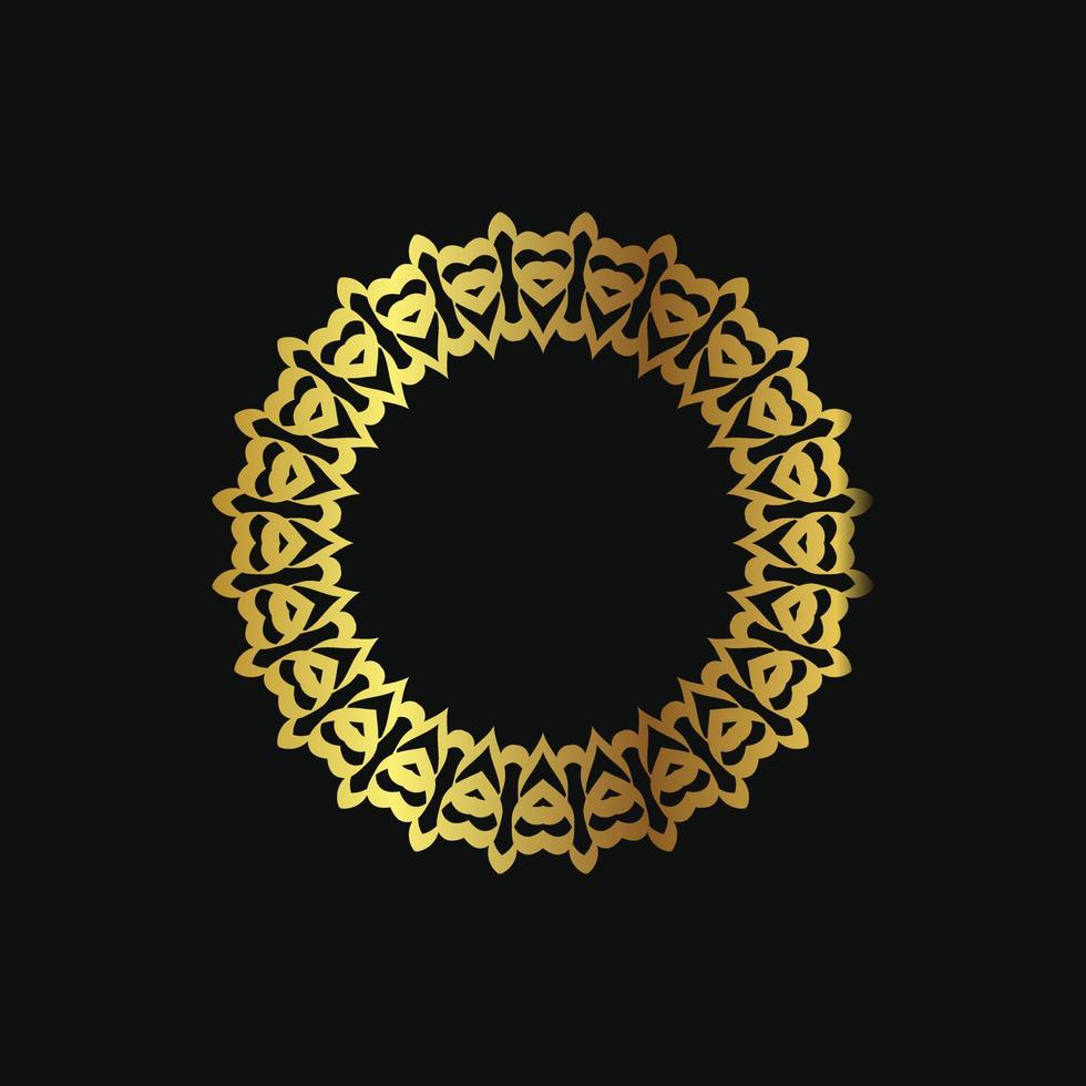 luxury vintage frame for logo, wedding, layout, banner, card vector