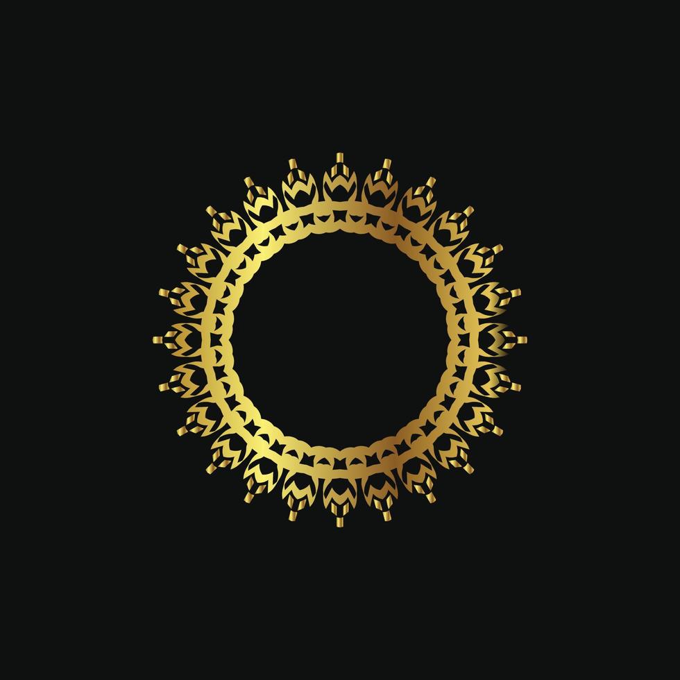 luxury vintage frame for logo, wedding, layout, banner, card vector
