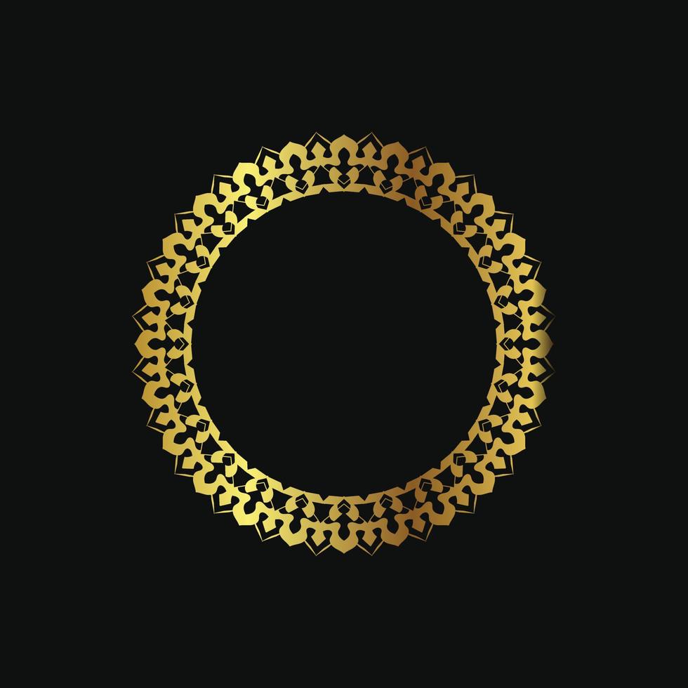 luxury vintage frame for logo, wedding, layout, banner, card vector