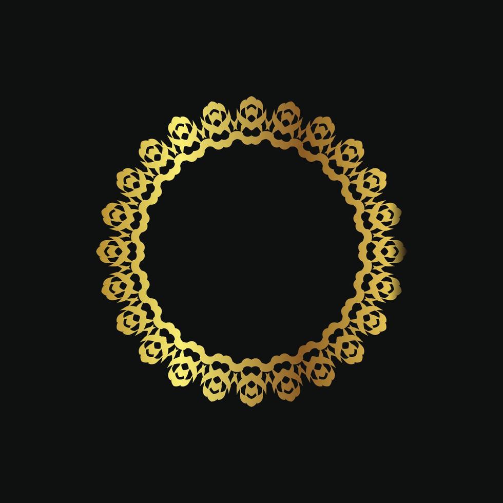 luxury vintage frame for logo, wedding, layout, banner, card vector