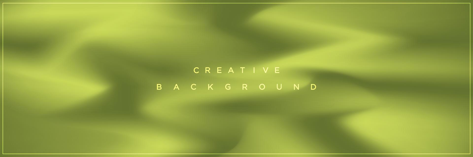Modern abstract green fluid banner background design vector