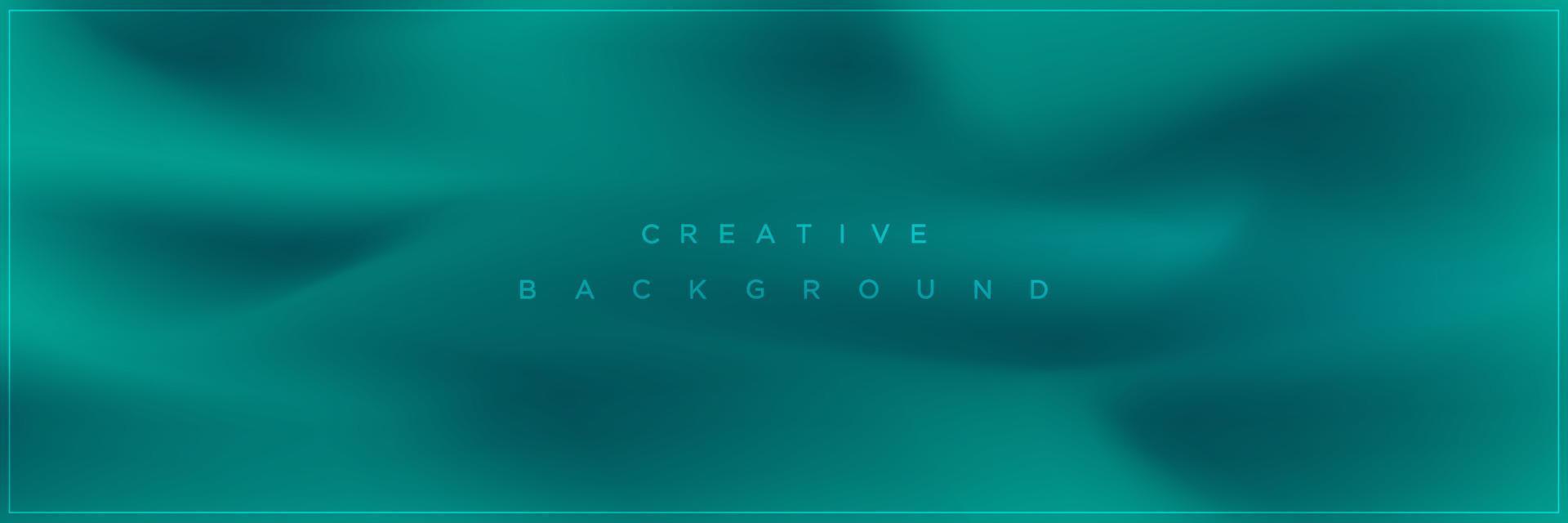 Modern abstract green gradient banner background design vector