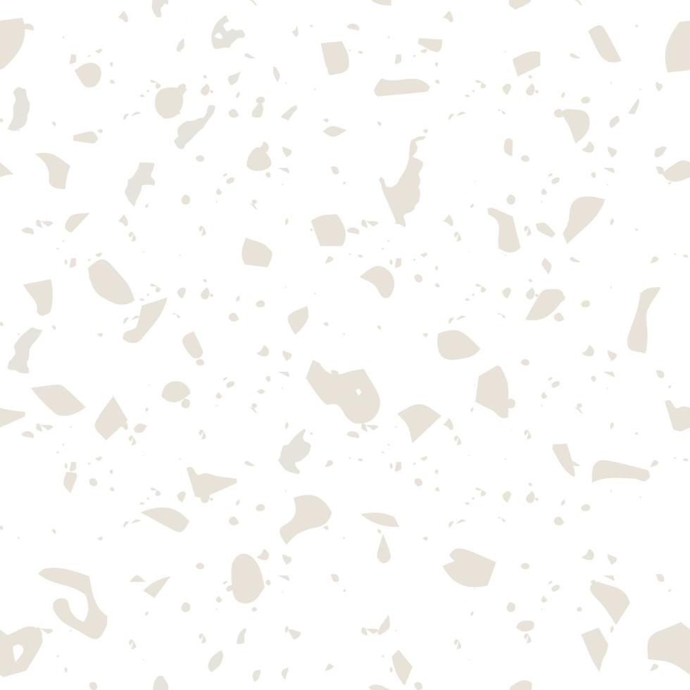 Terrazzo flooring vector seamless pattern