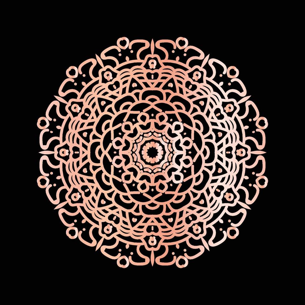 Mandala Flower Art Logo Background Design vector