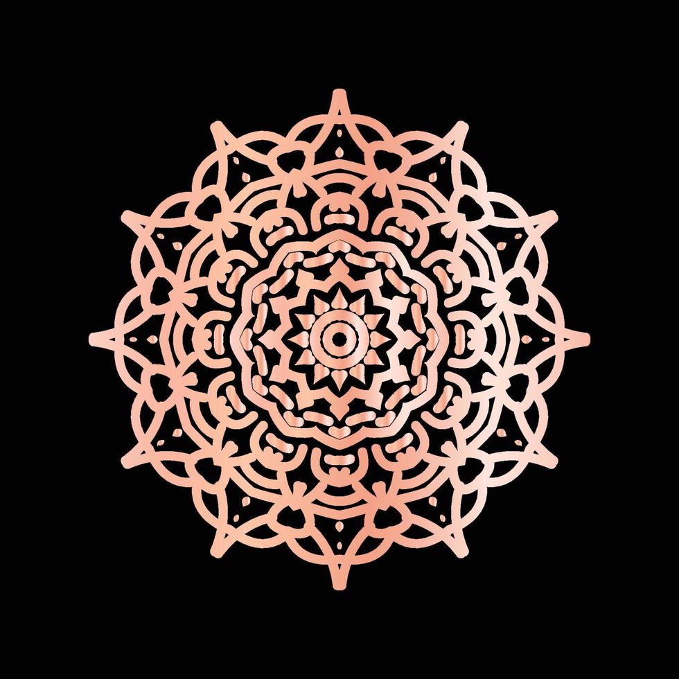 Mandala Flower Art Logo Background Design vector