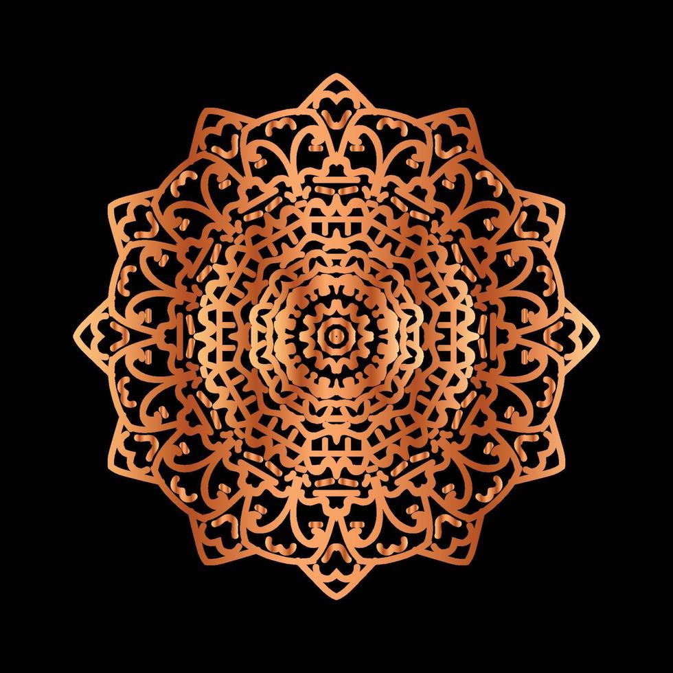 Mandala Flower Art Logo Background Design vector