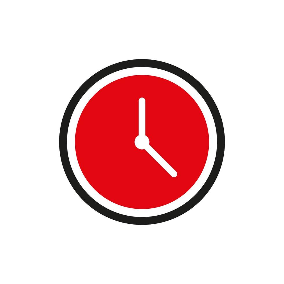 Clock icon vector design templates