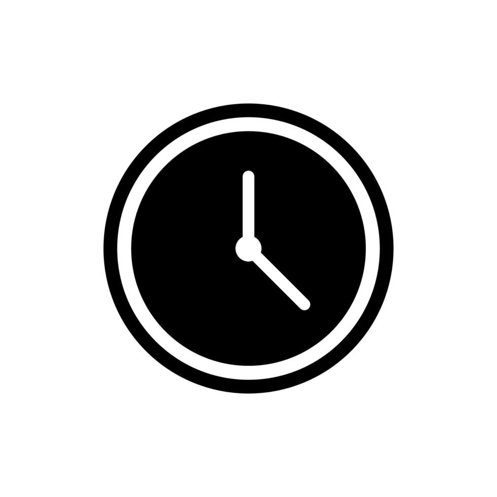 Clock icon vector design templates
