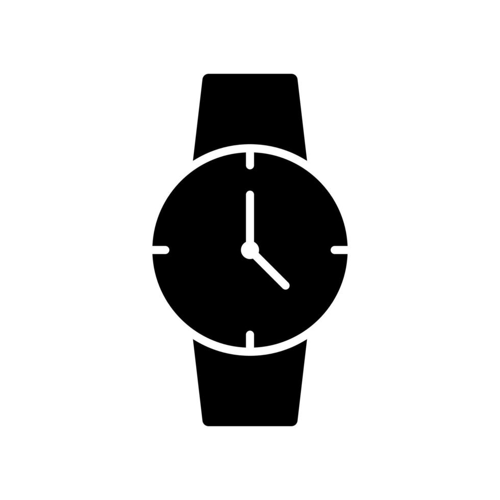 Wristwatch icon vector design template