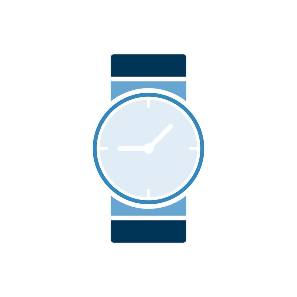 Wristwatch icon vector design template