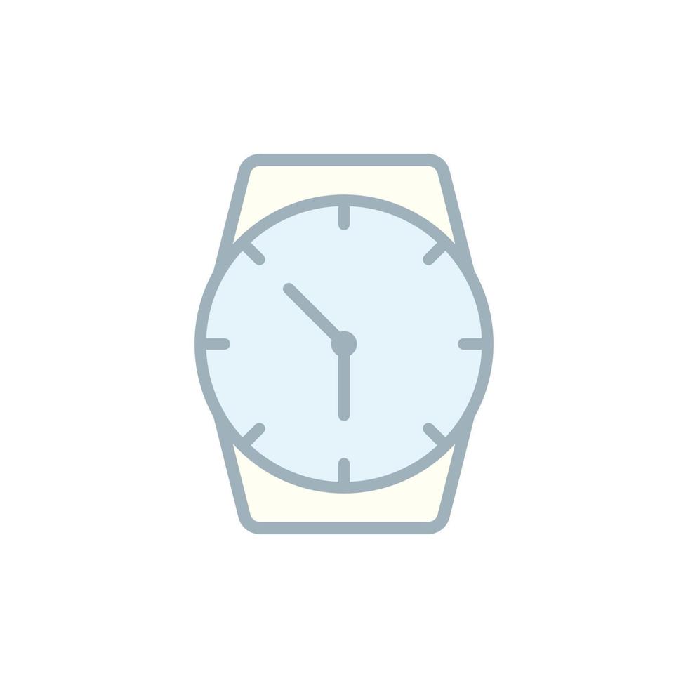 plantilla de diseño de vector de icono de reloj de pulsera