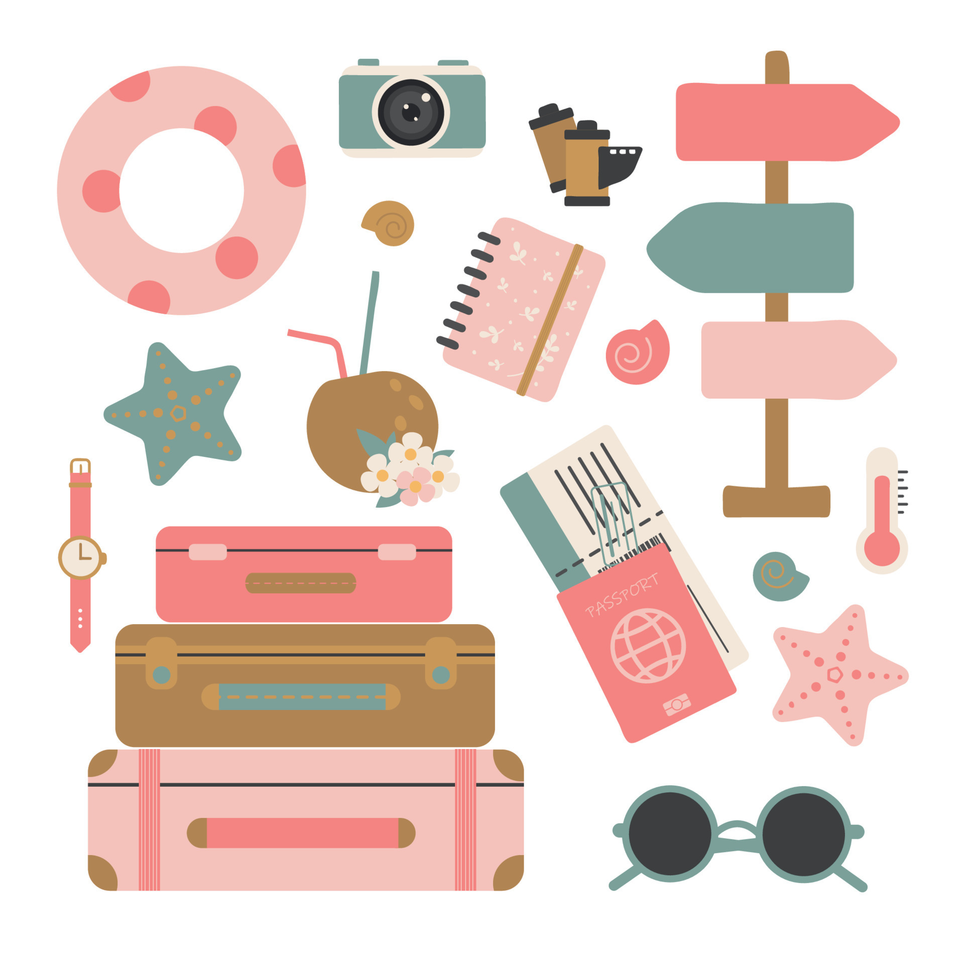 Travel and adventure tourism, sea trips, summer holidays. Ideal for