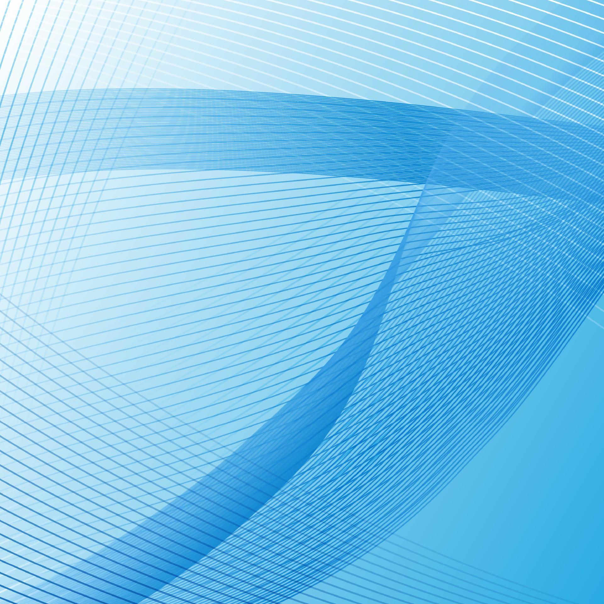 Modern blue abstract lines background vector. Soft blue abstract lines