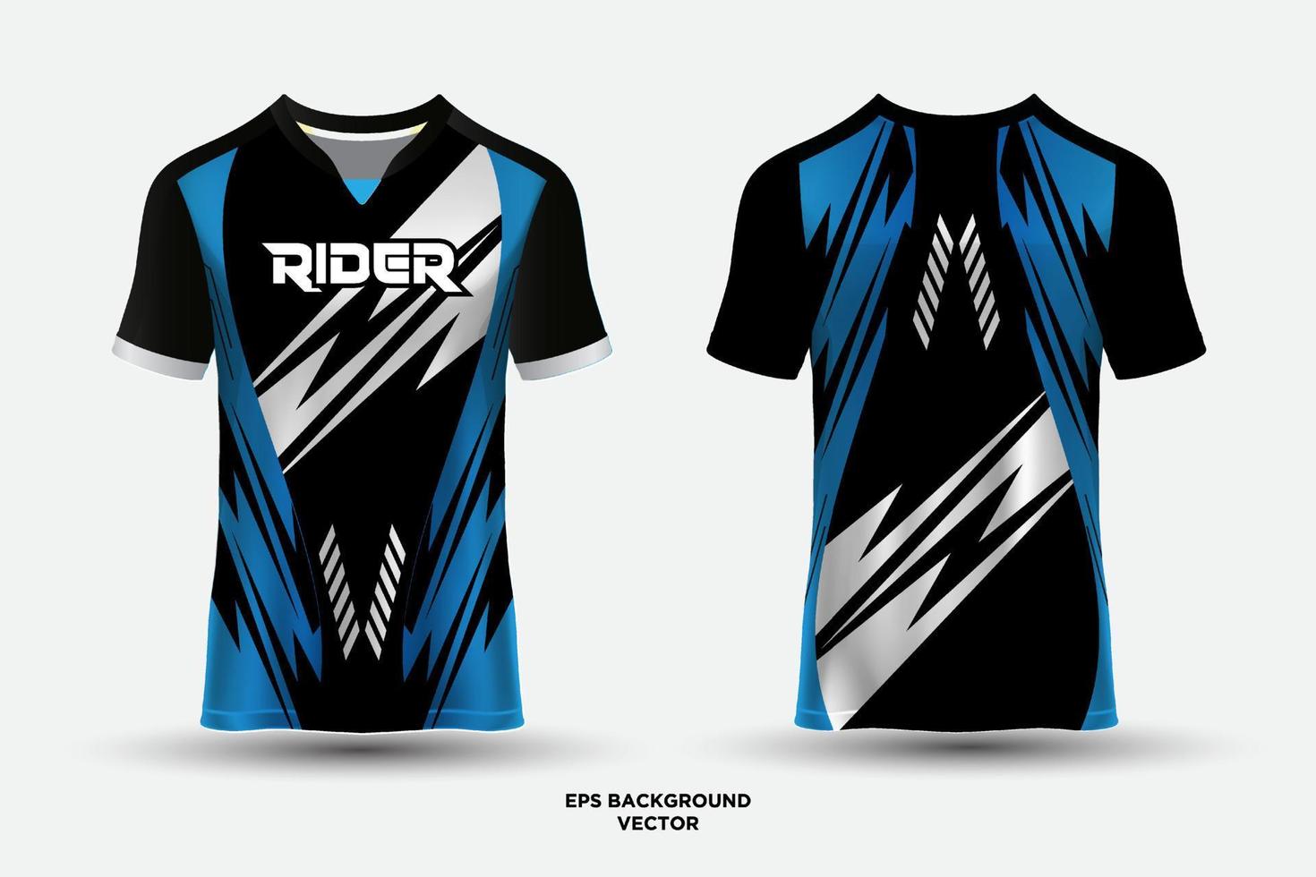 Incredible racing jersey design vector with geometric elements