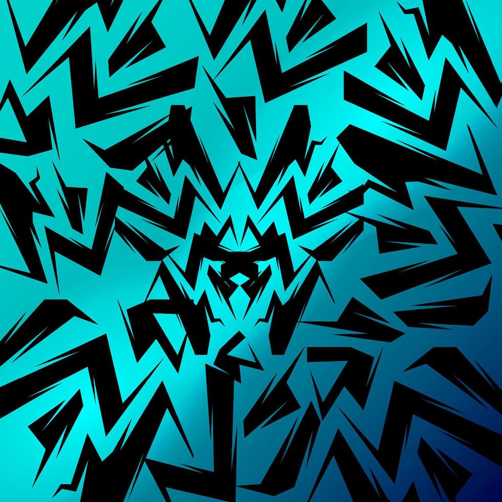 Blue abstract shapes background vector. Abstract Geometric shapes background vector. vector