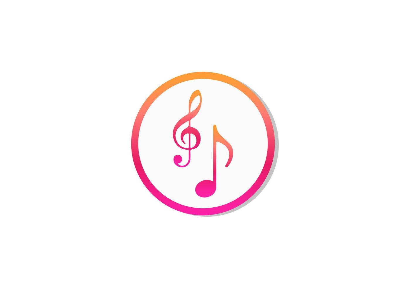 Music Player Icon Isolated on White Background vector