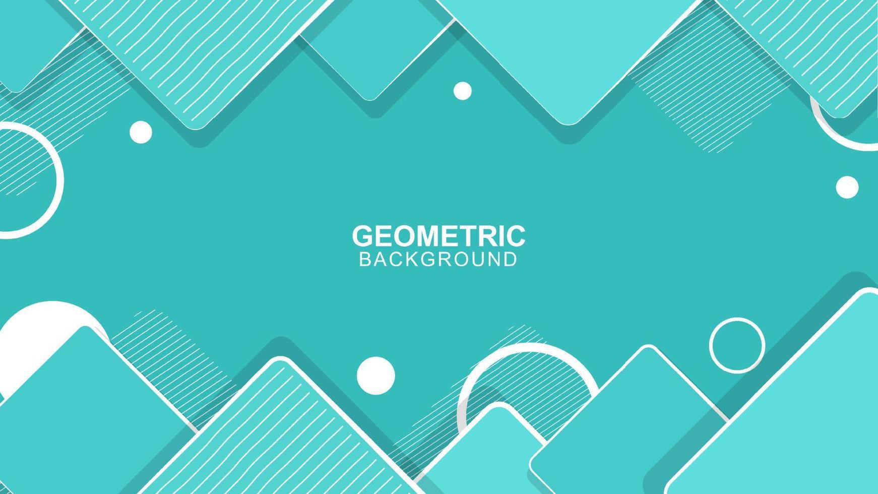 Geometric shape background with modern design vector