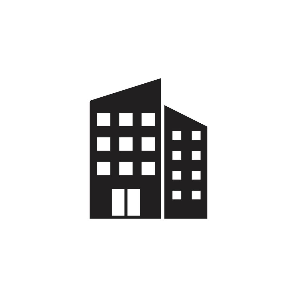 Building icon vector logo design template