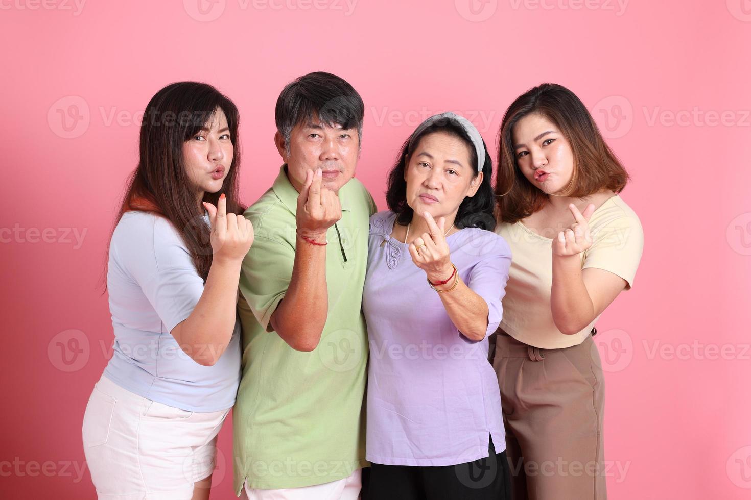 Happy Asian Family photo