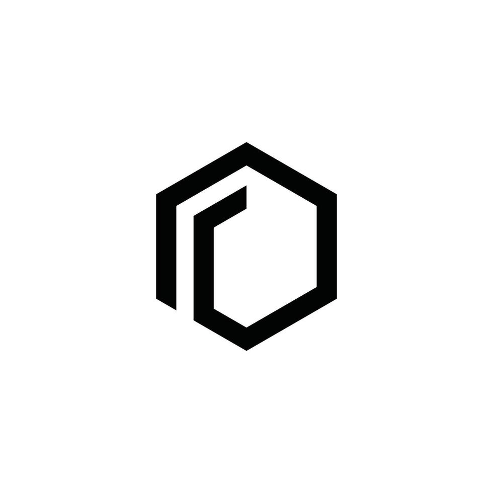 Initial letter R initial logo design concept. vector