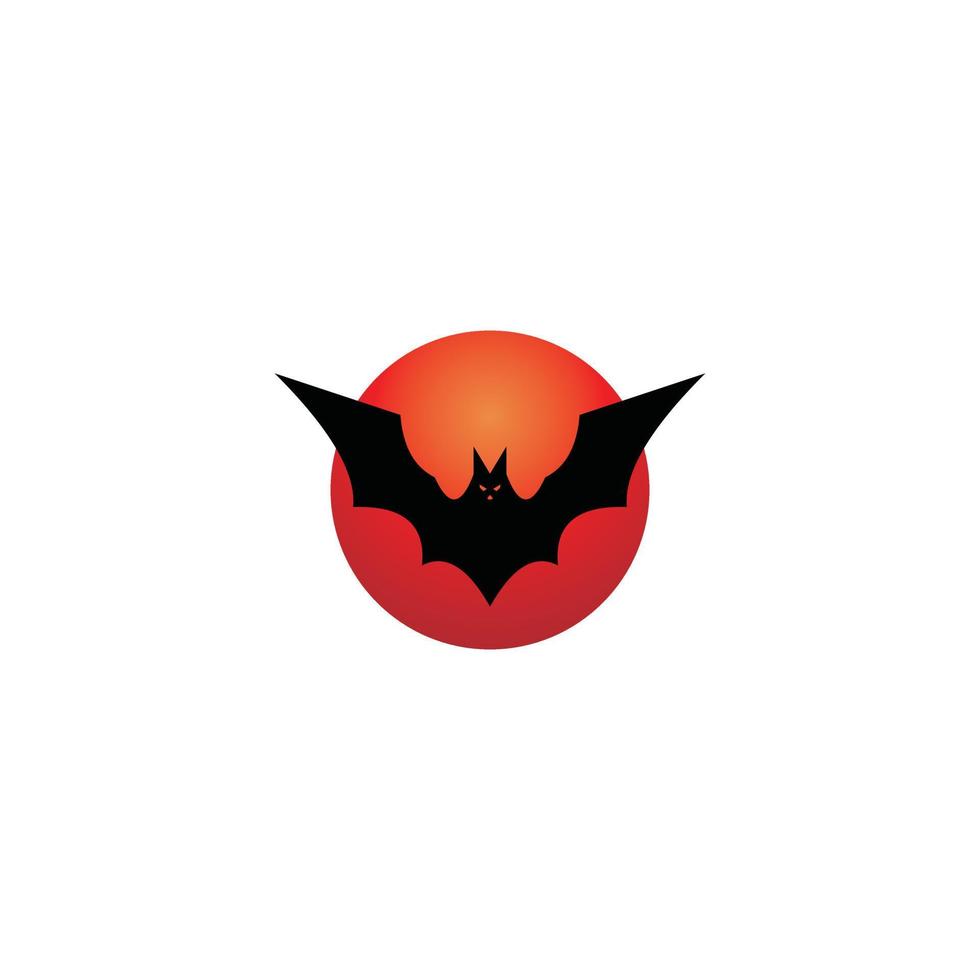 bat illustration vector icon logo vector