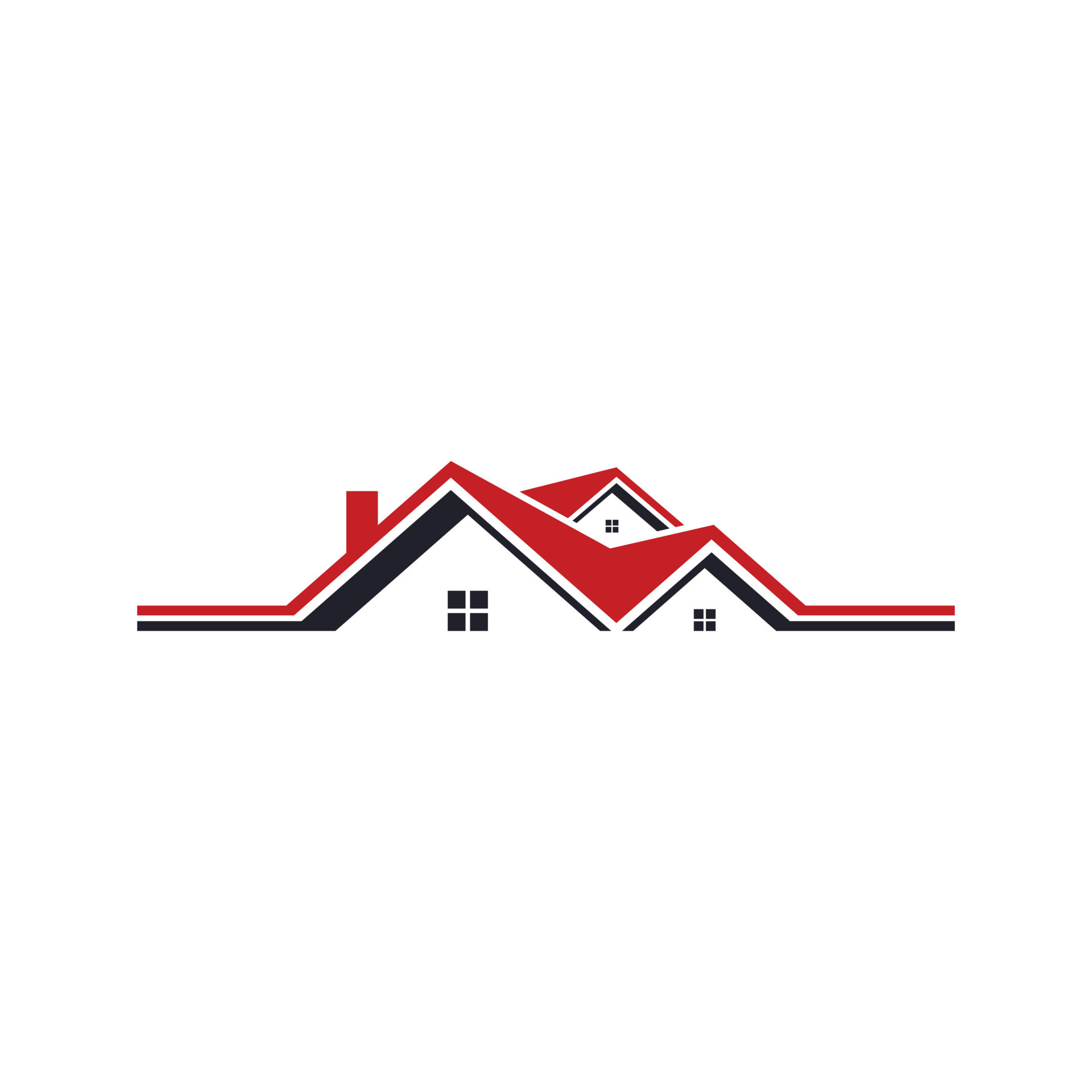 Roof and home logo vector design concept. Real estate logo. 8929982 ...