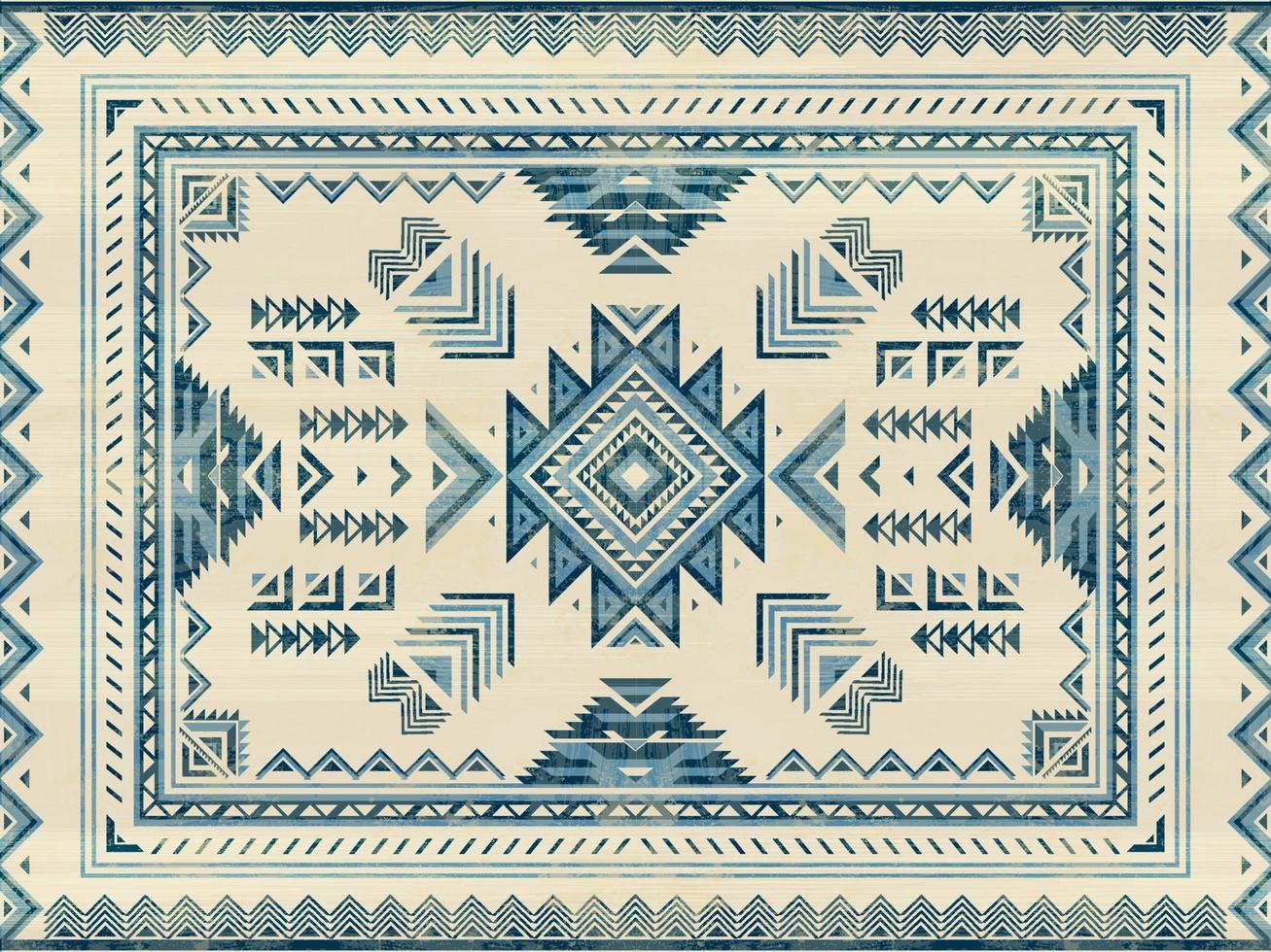 Native american indian ornament pattern geometric ethnic textile texture tribal aztec pattern navajo mexican fabric seamless Vector decoration fashion