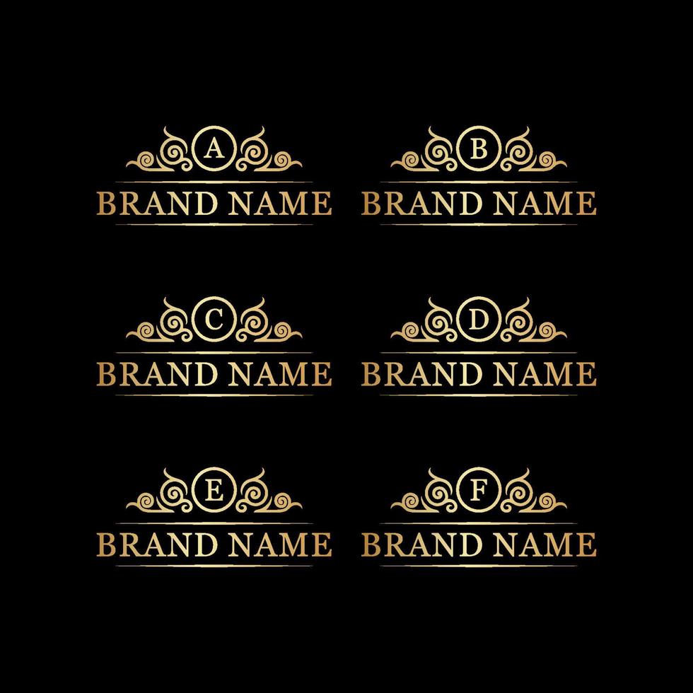 Vector graphic of ornament logo design template