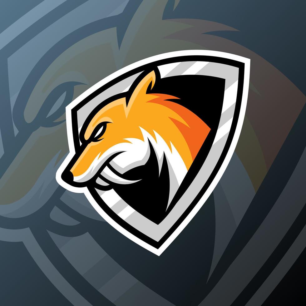 vector graphics illustration of a sabertooth in esport logo style. perfect for game team or product logo