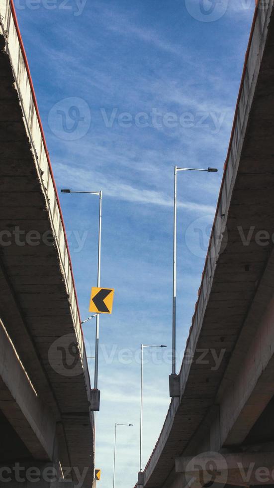 sky between bridge photo