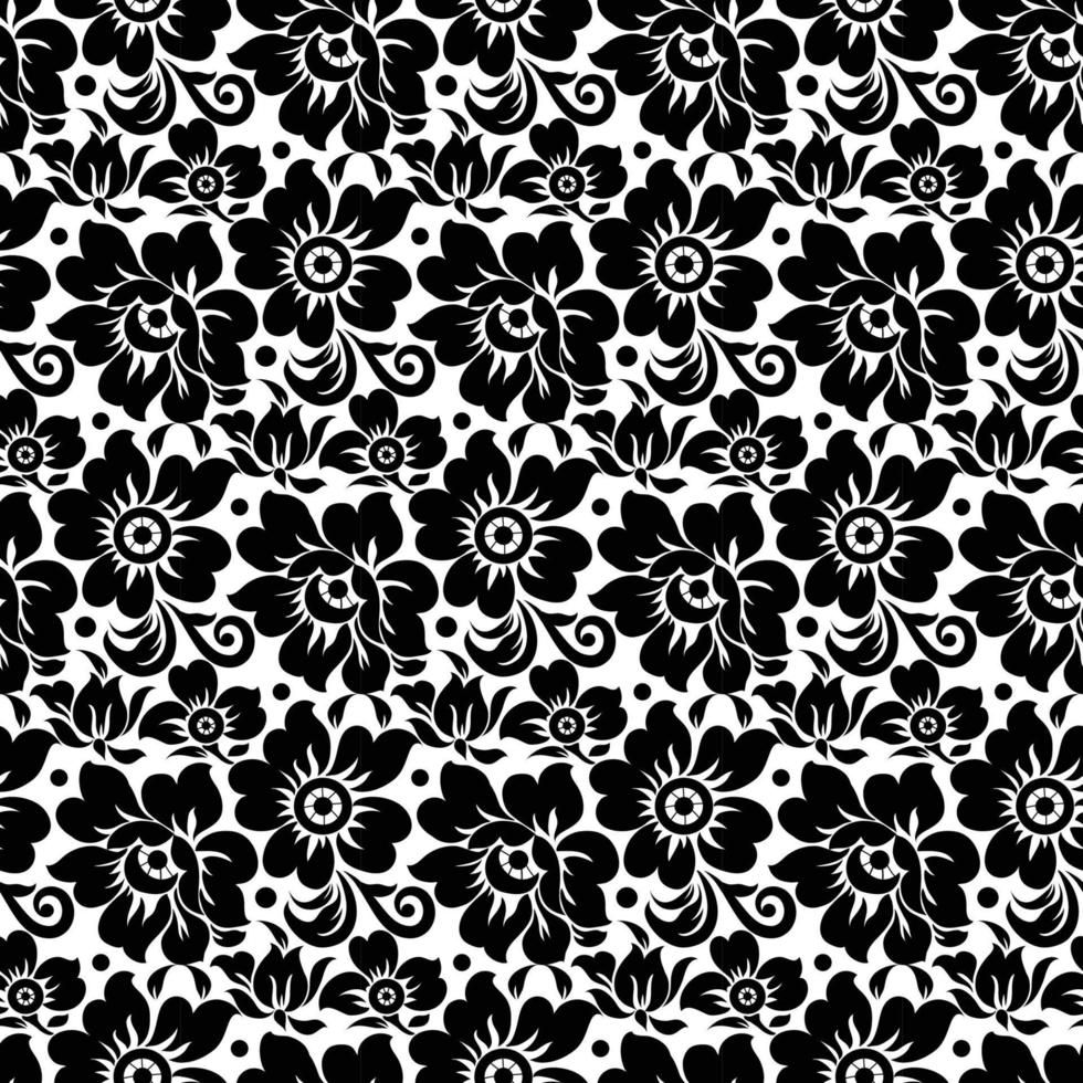 Vertical Seamless pattern lace. vector