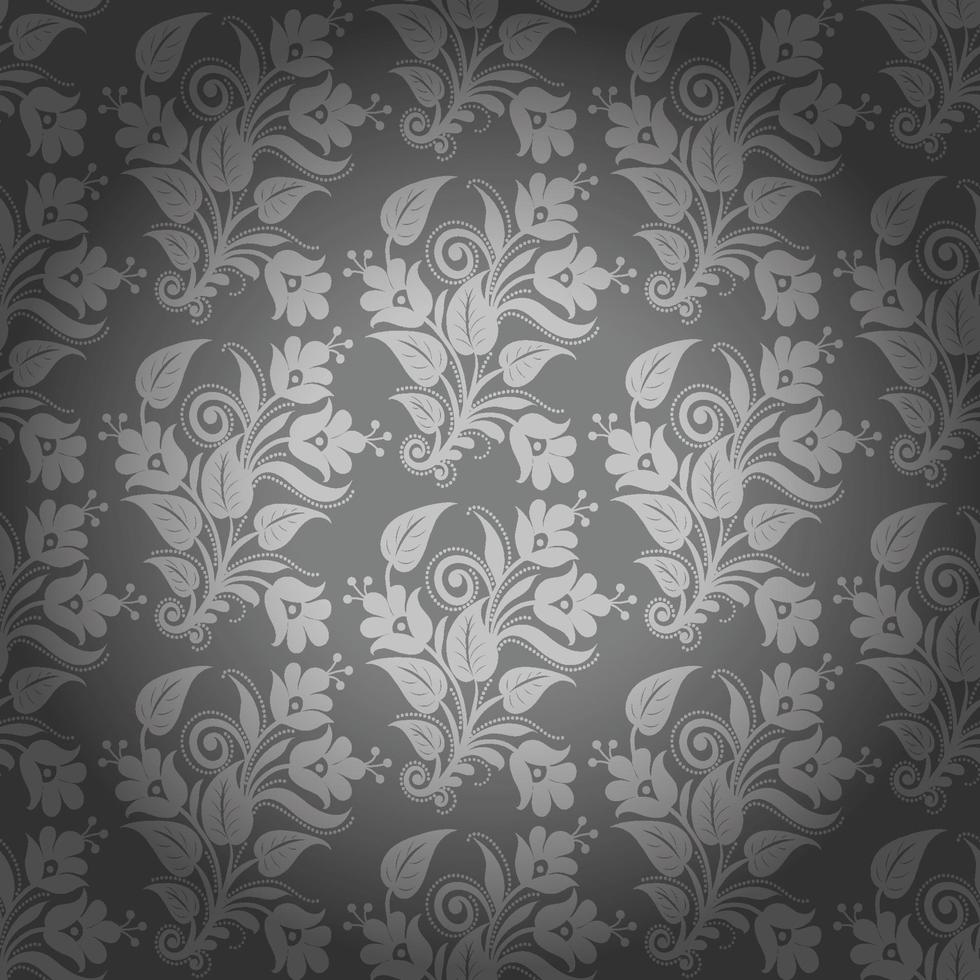 patrón floral vectorial. diseño para papel pintado, papel de envolver, fondo, tela. patrón transparente de vector