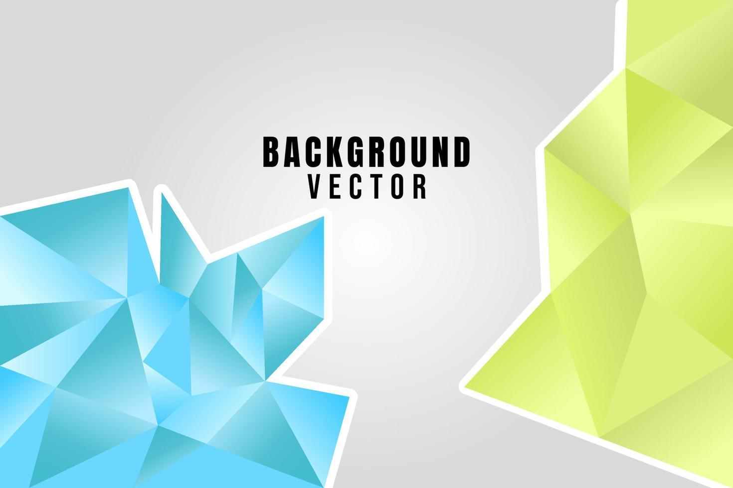 geometric background in turquoise and light yellow colors vector