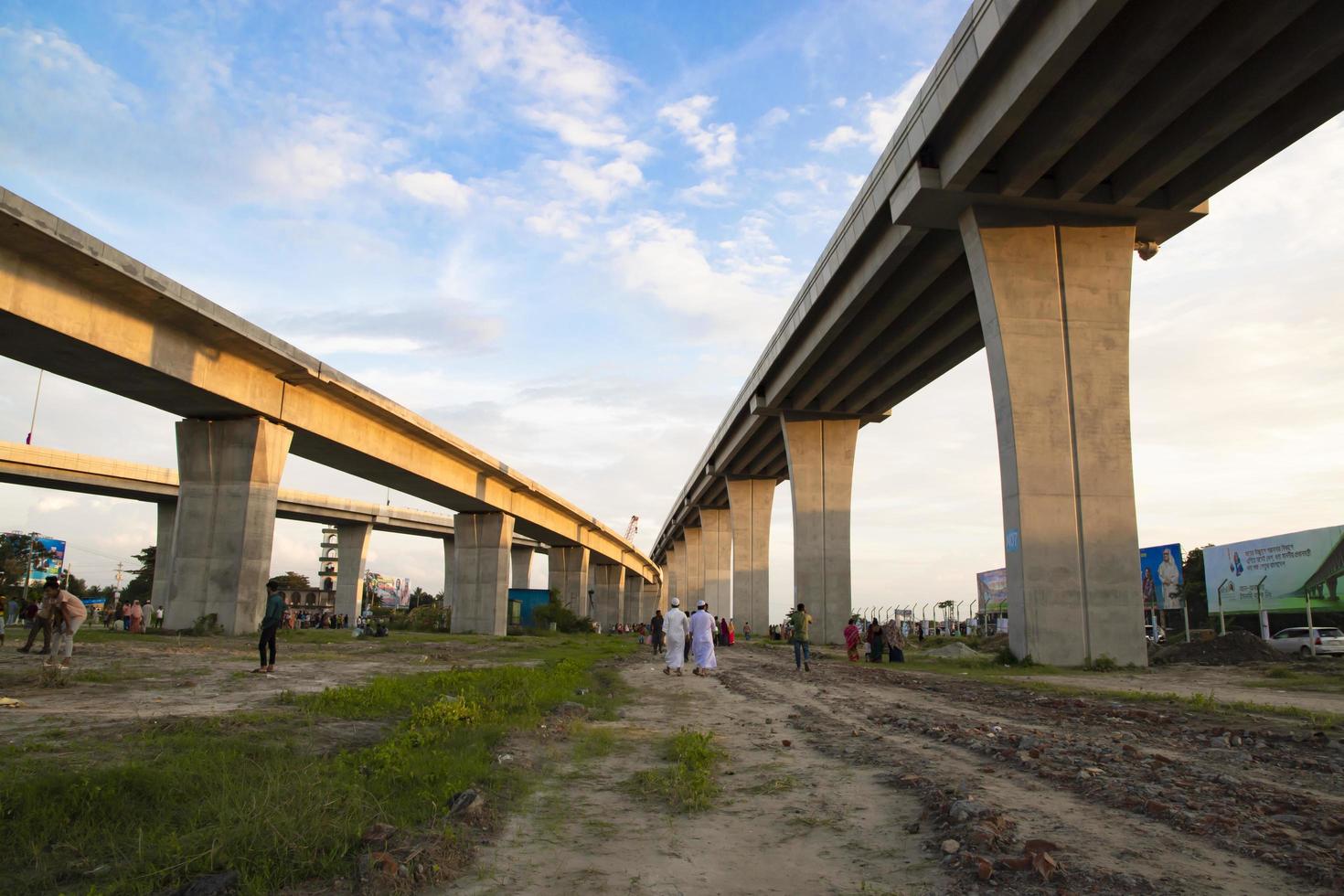 Munshiganj, Bangladesh. The construction of the Padma Bridge is complete, - On June 25, 2022, the largest bridge in Bangladesh, was inaugurated The bridge is open to traffic. photo