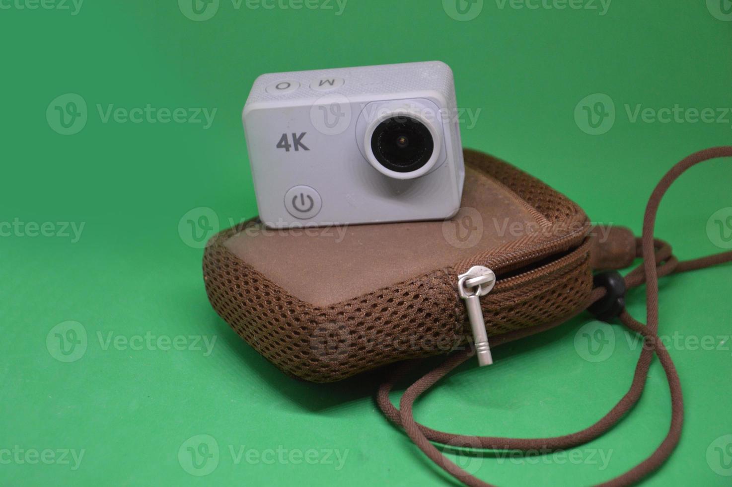 Action camera and accessories for shooting videos and photos while traveling