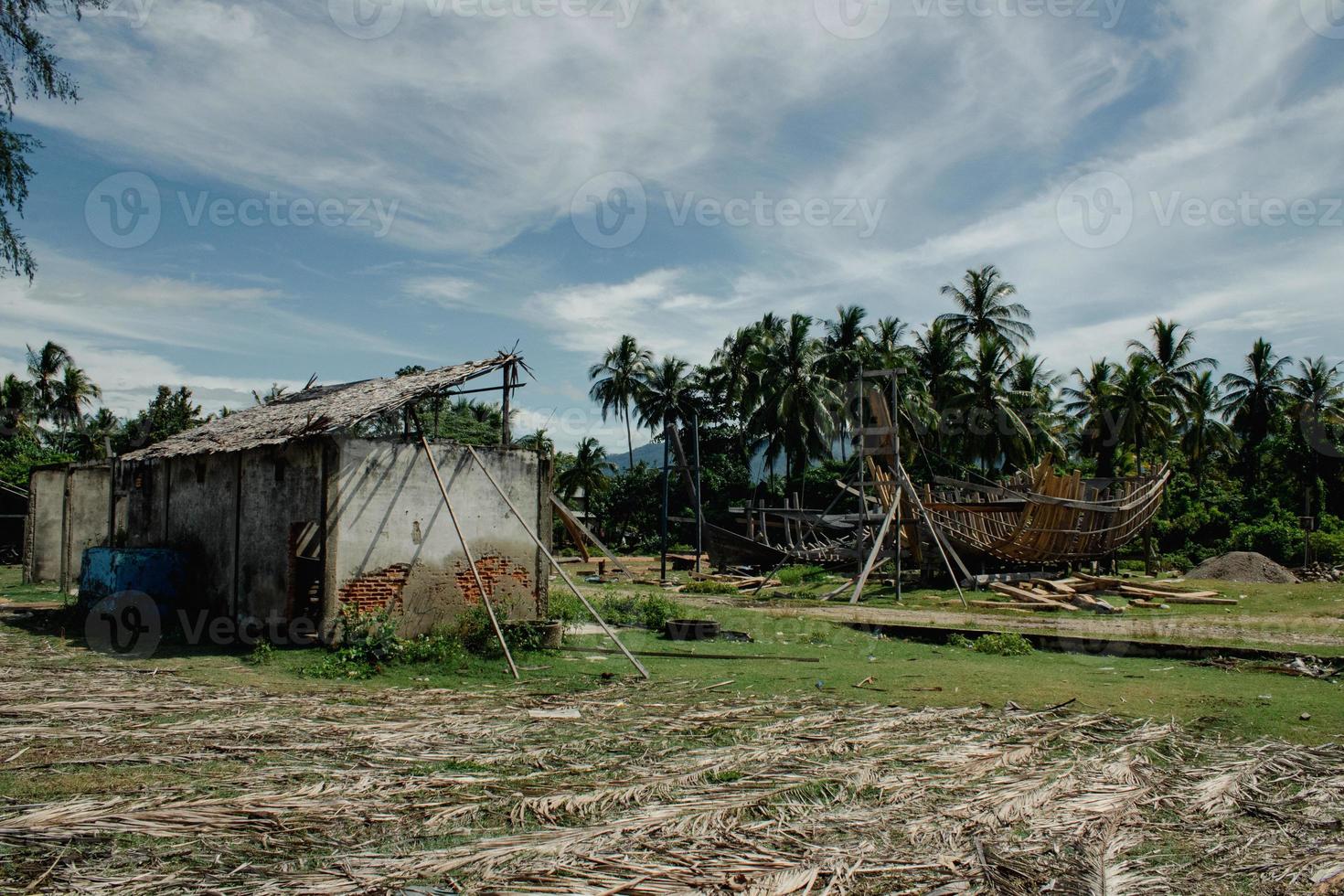 Old House and Boat Framework photo
